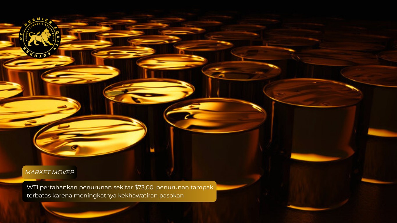 WTI pertahankan penurunan sekitar $73,00, penurunan tampak terbatas karena meningkatnya kekhawatiran pasokan