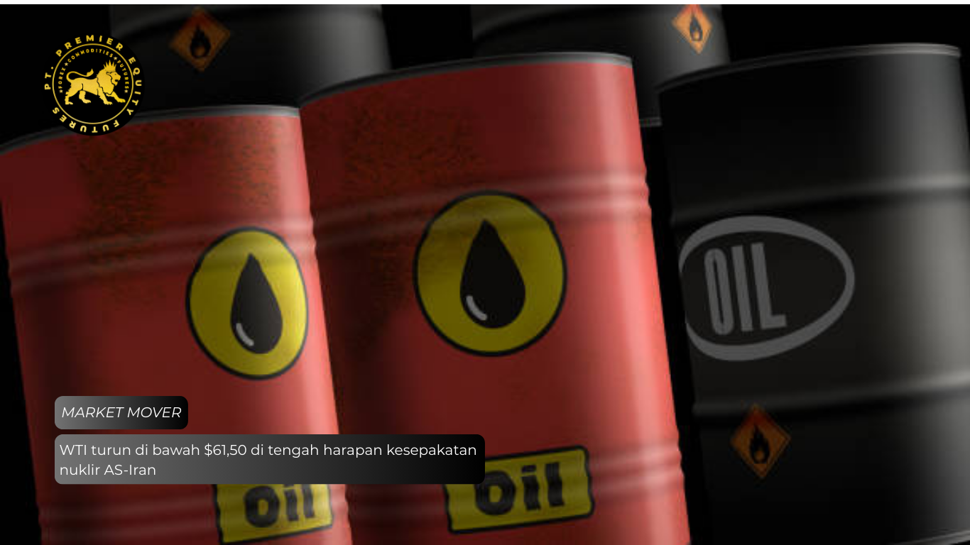 WTI turun di bawah $61,50 di tengah harapan kesepakatan nuklir AS-Iran
