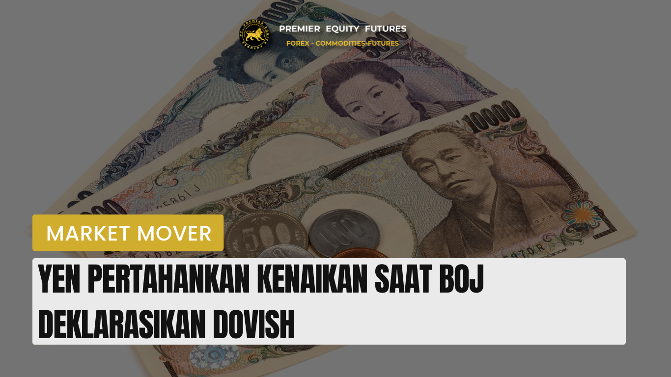 Yen Pertahankan Kenaikan Saat BoJ Deklarasikan Dovish