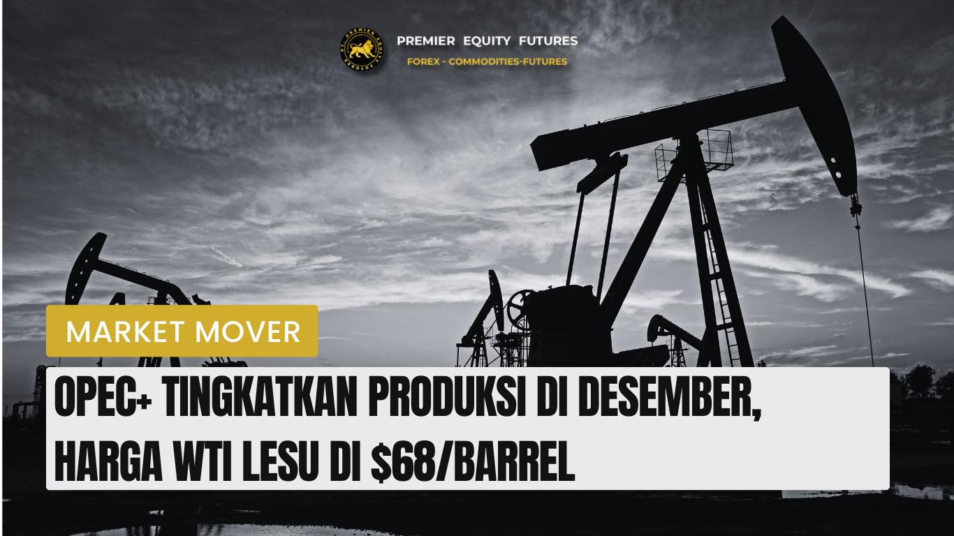 Harga WTI Lesu di $68 sejak OPEC+ Umumkan Peningkatan Produksi Di Desember