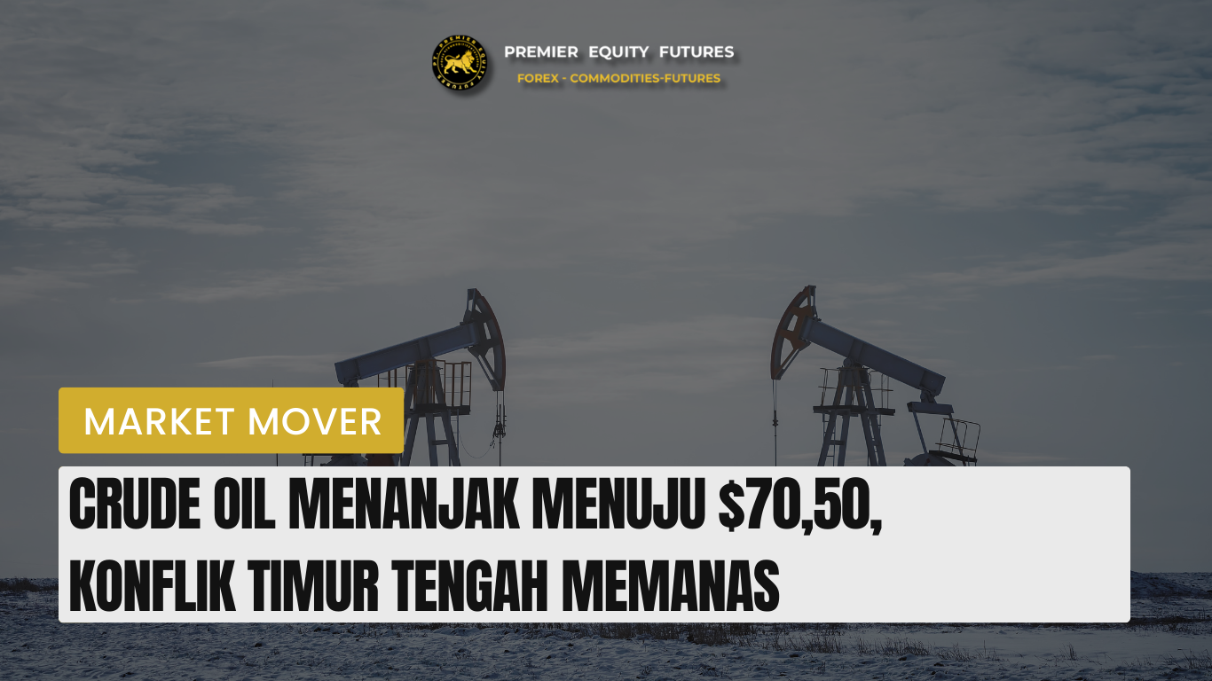 Crude Oil Menanjak Menuju $70,50, Konflik Timur Tengah Memanas