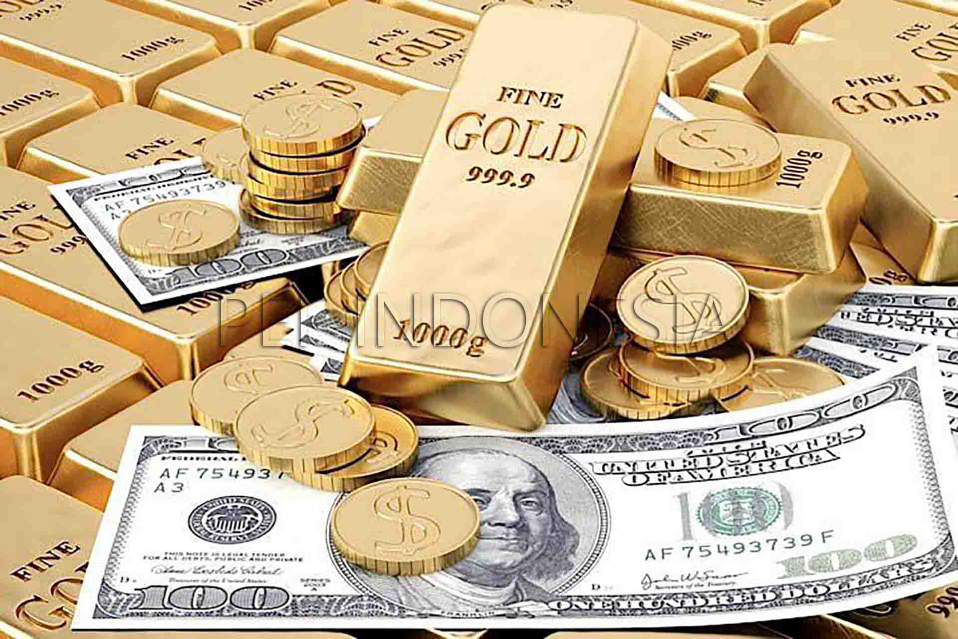 Harga Emas Melonjak ke Tertinggi 2 Pekan karena Ekspektasi Penurunan Suku Bunga The Fed, Dolar AS Melemah