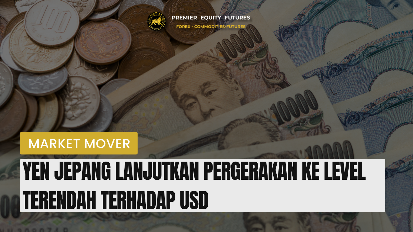 Yen Jepang Lanjutkan Pergerakan ke Level Terendah terhadap USD