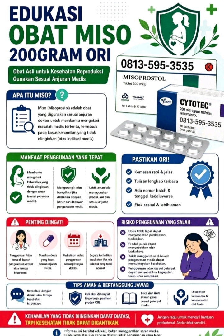 Pengguguran Kandungan Tanpa Efek Samping 0813-595-3535 Obat Alami Cepat 24 Jam