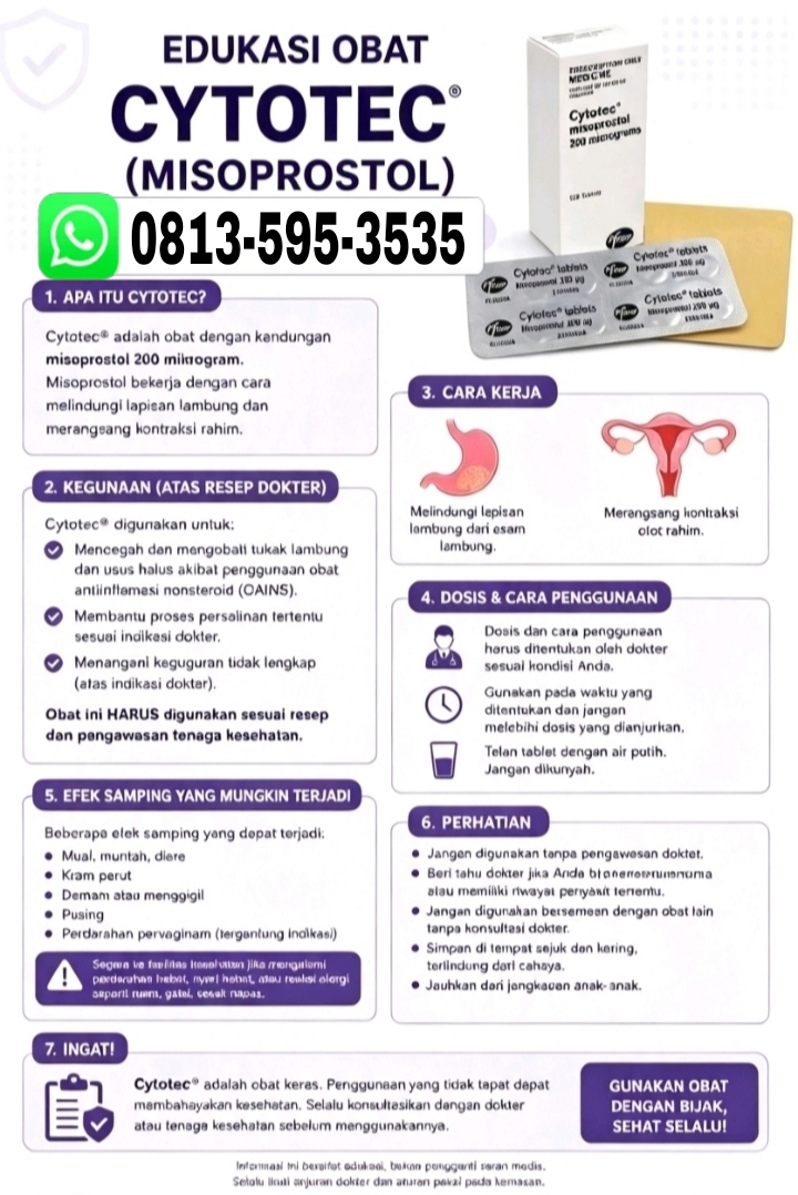 Jual Obat Aborsi Parepare (WA 0813-595-3535) Obat Cytotec Asli