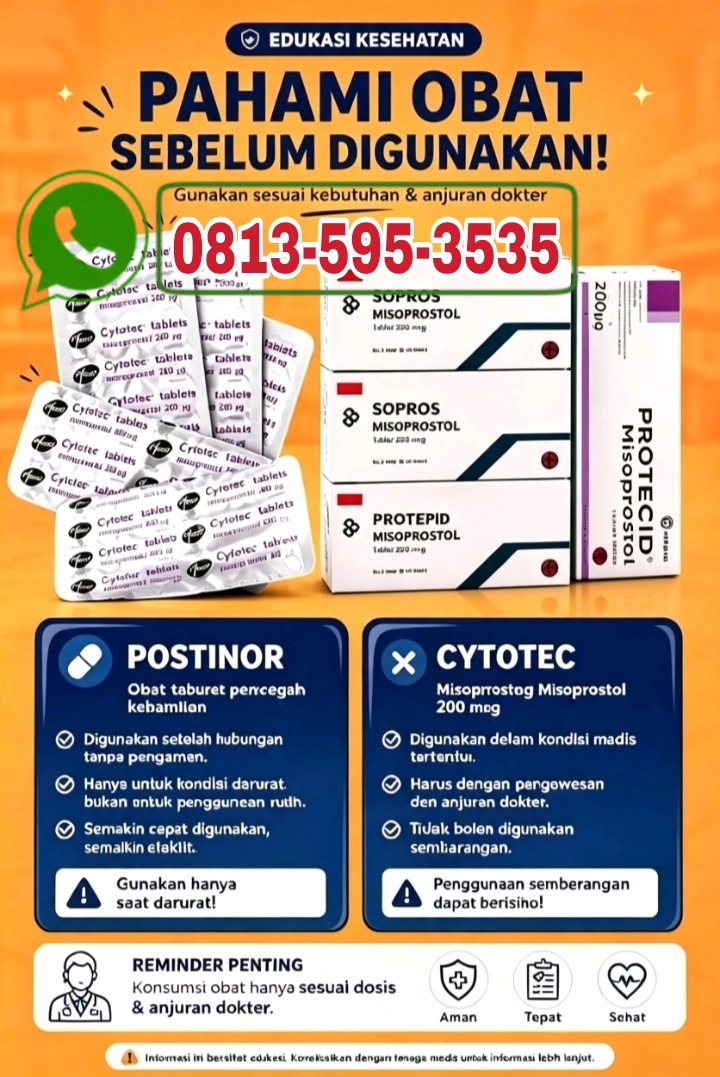 Jual Obat Aborsi Gorontalo (WA 0813-595-3535) Obat Cytotec Asli