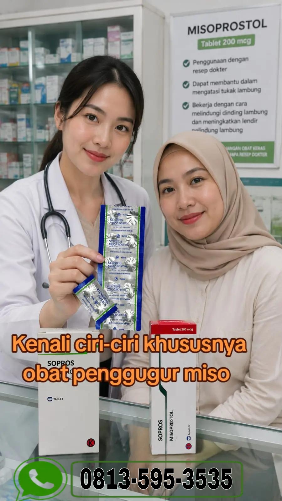 Jual Obat Aborsi Taiwan (WA 0813-595-3535) Obat Cytotec Asli