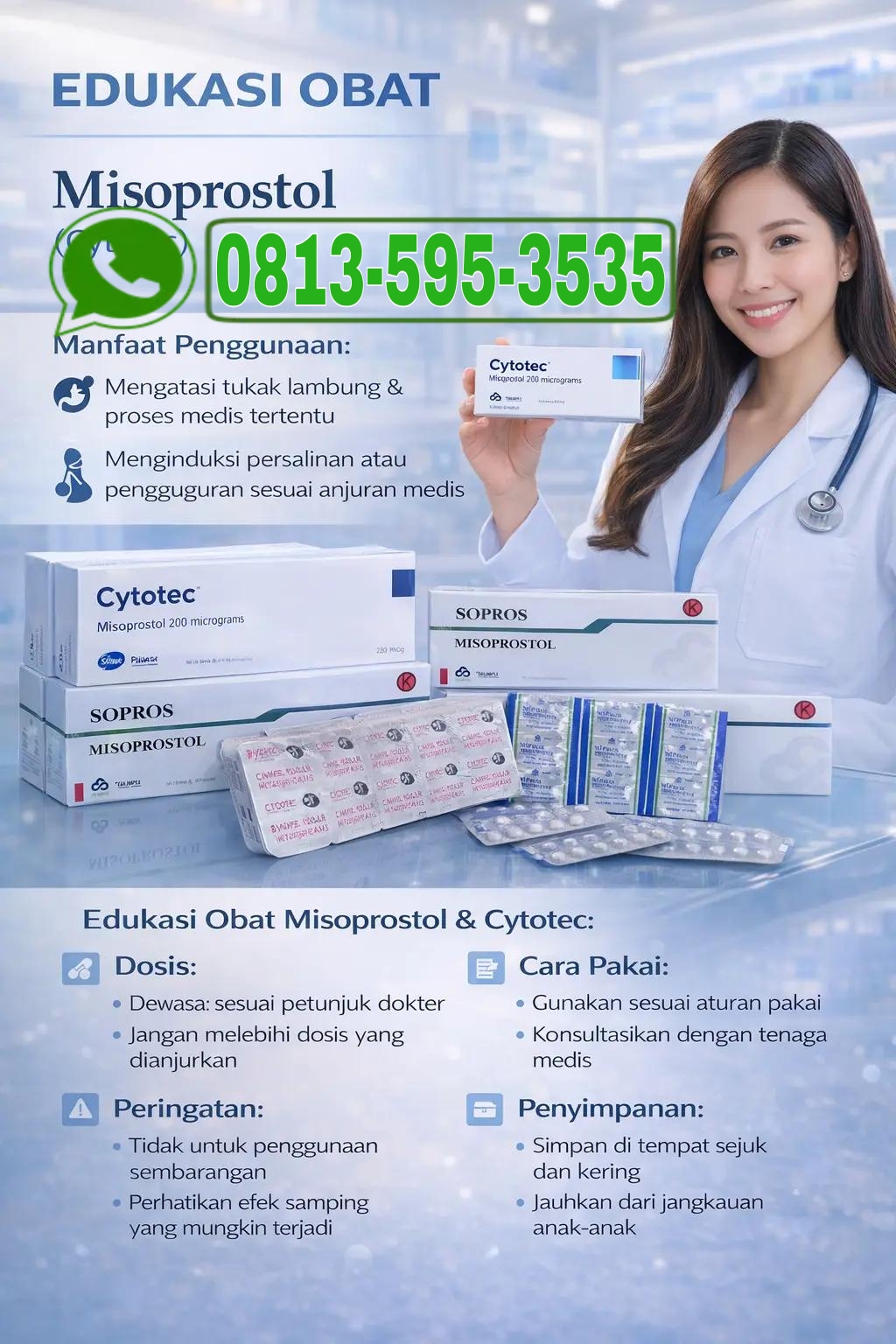 Jual Obat Aborsi Denpasar (WA 0813-595-3535) Obat Cytotec Asli