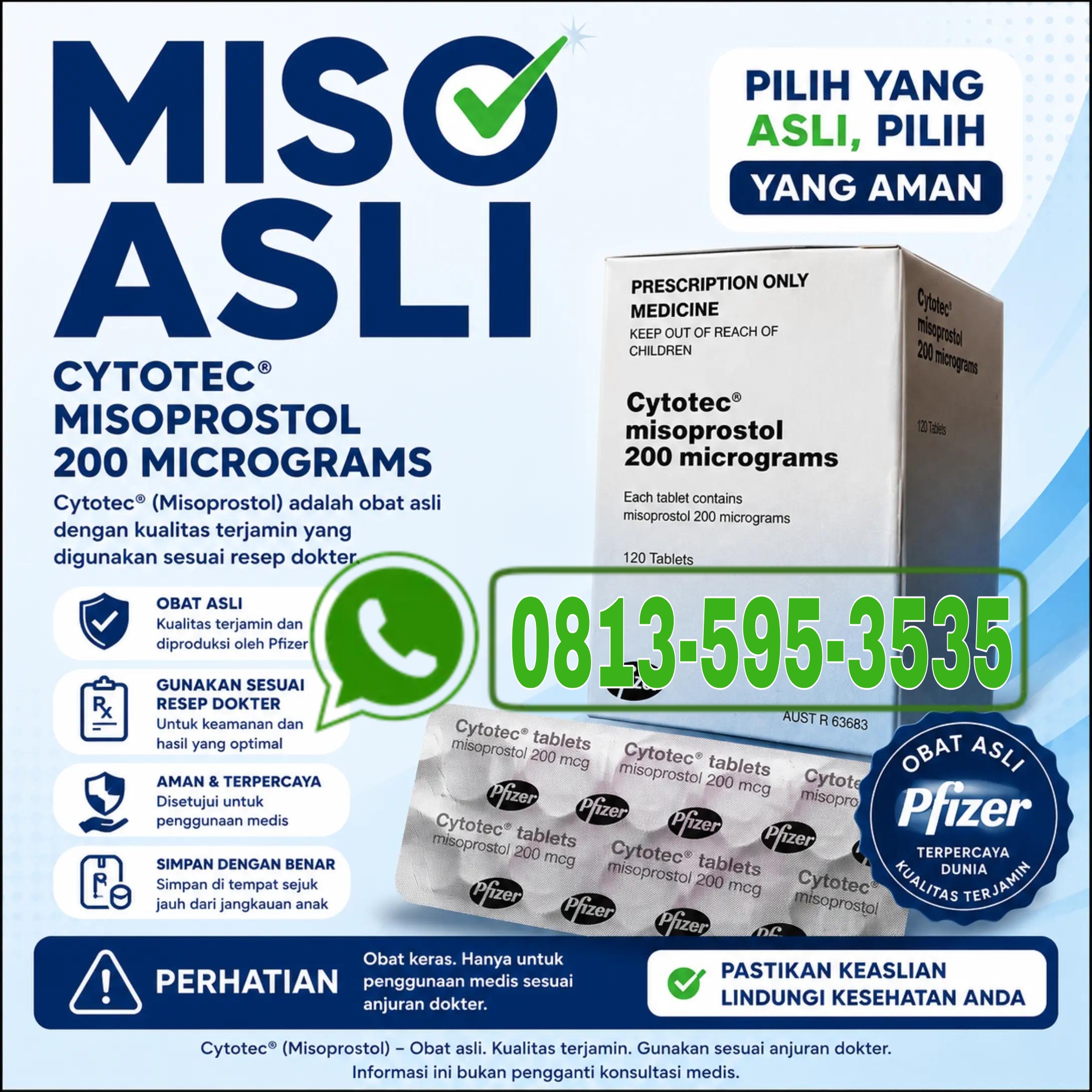Jual Obat Aborsi Padang (WA 0813-595-3535) Obat Cytotec Asli