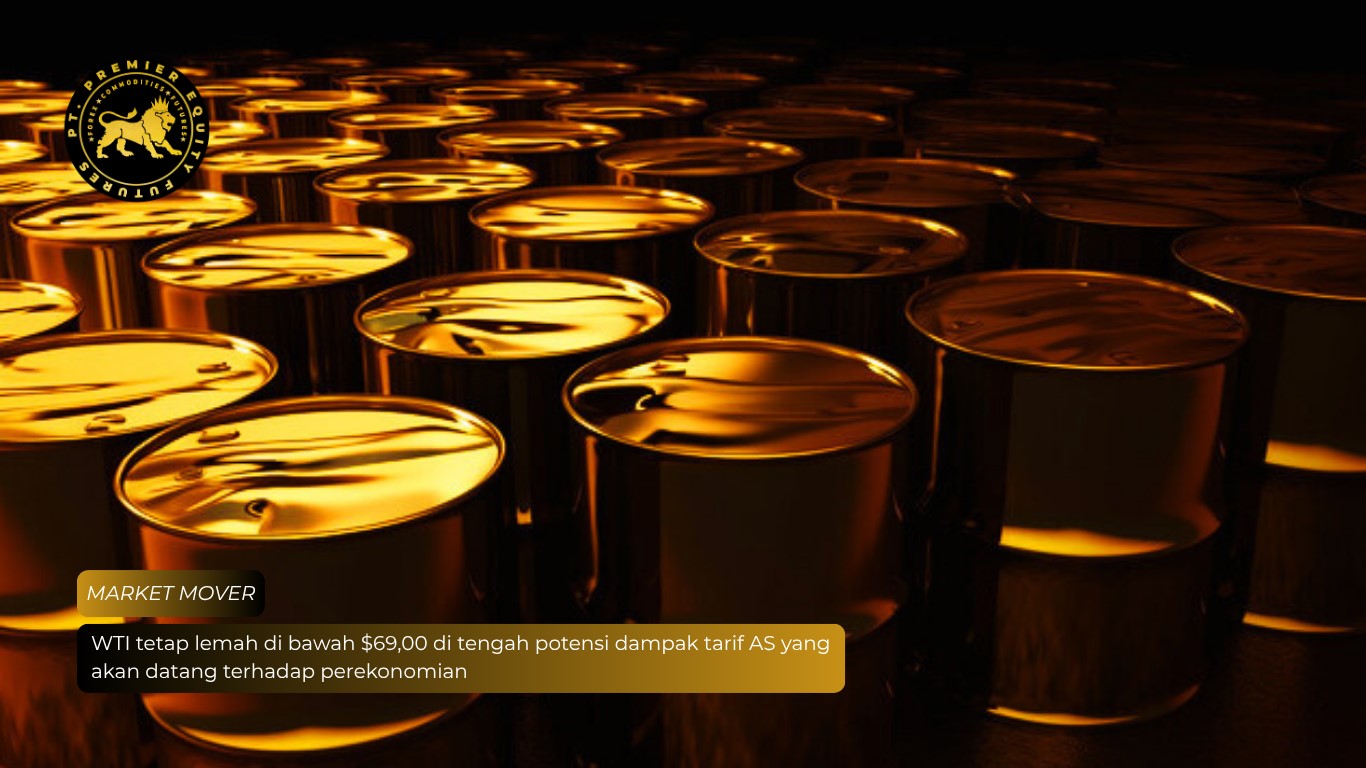 WTI tetap lemah di bawah $69,00 di tengah potensi dampak tarif AS yang akan datang terhadap perekonomian